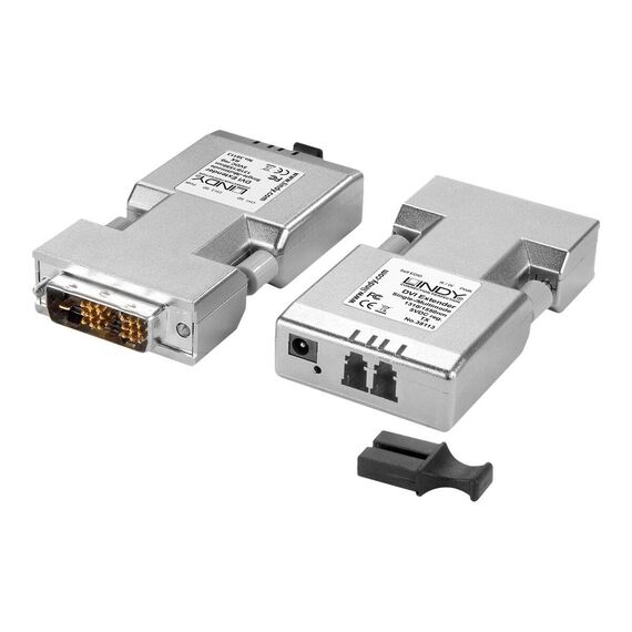 LINDY Fibre Optic DVI-D Extender (Transmitter and Receive | 38113
