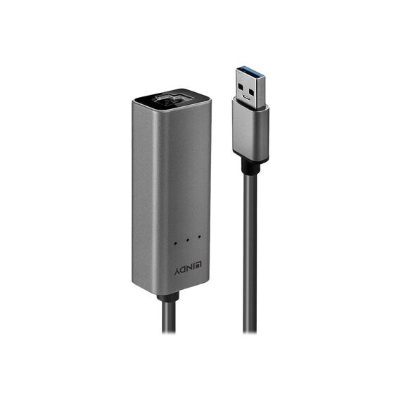 Lindy - Network adapter - USB 3.0 - 2.5GBase-T x 1 - silv | 43313
