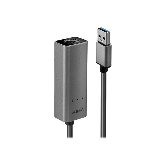 Lindy - Network adapter - USB 3.0 - 2.5GBase-T x 1 - silv | 43313