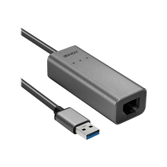 Lindy - Network adapter - USB 3.0 - 2.5GBase-T x 1 - silv | 43313