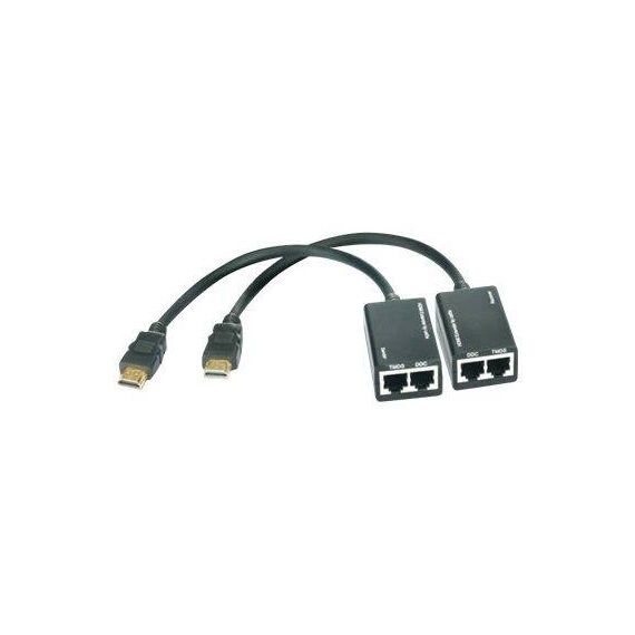 Techly IDATA EXT-E30D - Video/audio extender - u | IDATA-EXT-E30D