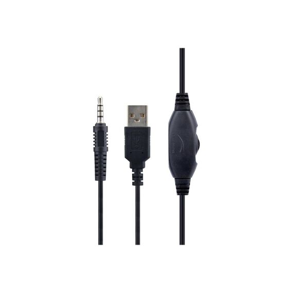 Gembird GHS-06 - Gaming - headset - full size - wired - 3.5 mm ja