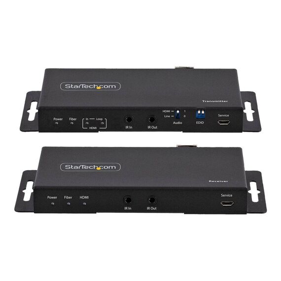 StarTech.com 4K HDMI over Fiber Extender Kit, 4K  | ST121HD20FXA2