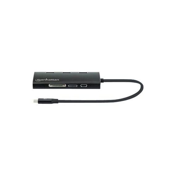 Manhattan USB-C Dock/Hub with Card Reader, Ports (x6) Et | 152440