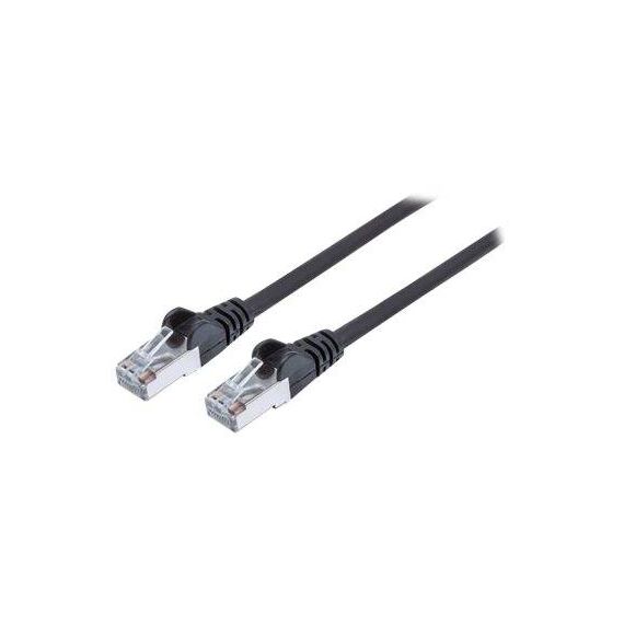 Intellinet Network Patch Cable, Cat6A, 0.5m, Black, Copp | 318754