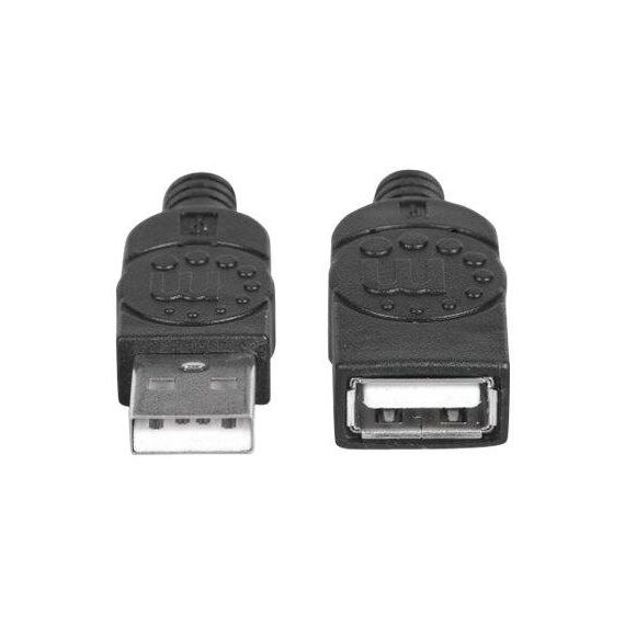 Manhattan USB-A to USB-A Extension Cable, 1.8m, Male to  | 338653