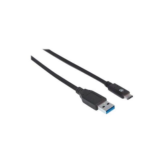 Manhattan USB-C to USB-A Cable, 1m, Male to Male, 10 Gbp | 353373