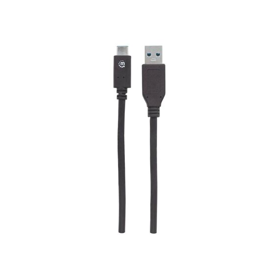 Manhattan USB-C to USB-A Cable, 1m, Male to Male, 10 Gbp | 353373