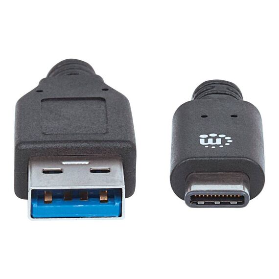 Manhattan USB-C to USB-A Cable, 1m, Male to Male, 10 Gbp | 353373