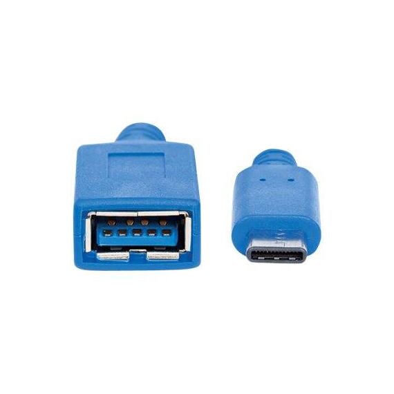 Manhattan USB-C to USB-A Cable, 15cm, Male to Female, 5  | 353540