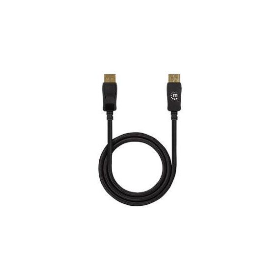Manhattan DisplayPort 1.4 Cable, 8K@60hz, 3m, Braided Ca | 353625