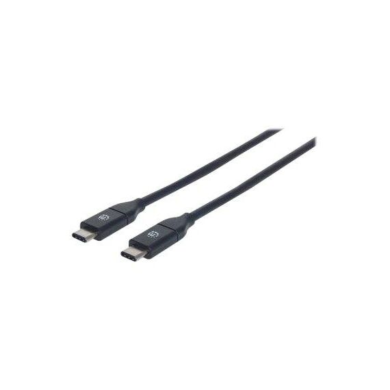 Manhattan USB-C to USB-C Cable, 50cm, Male to Male, Blac | 354899