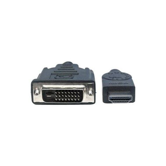 Manhattan HDMI to DVI-D 24+1 Cable, 3m, Male to Male, Bl | 372510