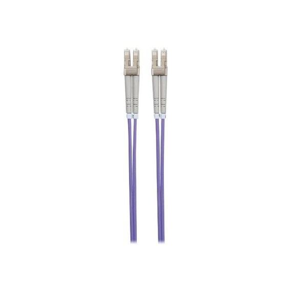Intellinet Fibre Optic Patch Cable, OM4, LC/LC, 1m, Viol | 750875