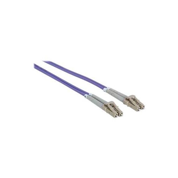 Intellinet Fibre Optic Patch Cable, OM4, LC/LC, 1m, Viol | 750875