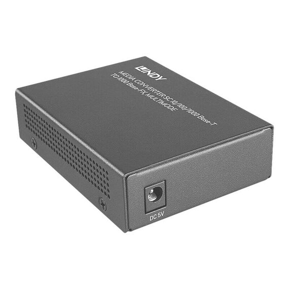 LINDY - Fibre media converter - 100Mb LAN, GigE (optical) | 25119