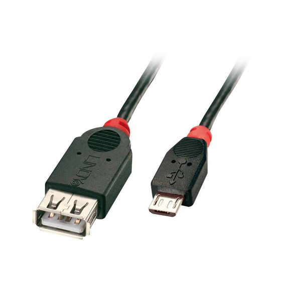 Lindy Premium - USB cable - USB (F) to Micro-USB Type B ( | 31935