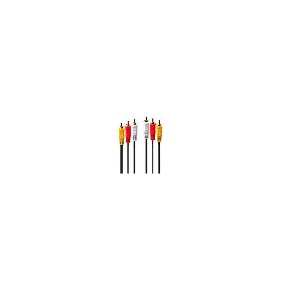 Lindy Premium - Video / audio cable - composite video / a | 35690