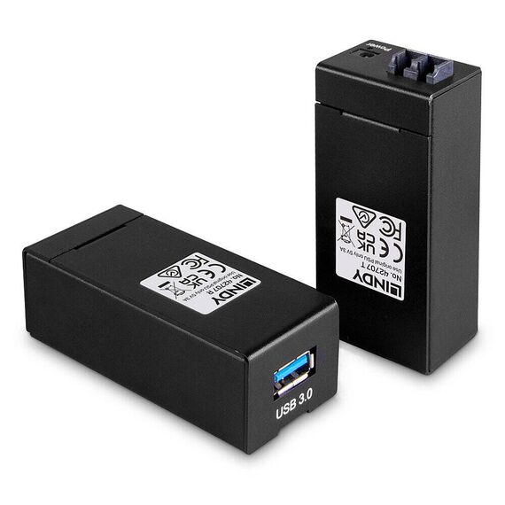 LINDY USB 3.1 Gen1 Fibre Optic Extender (Transmitter and  | 42707