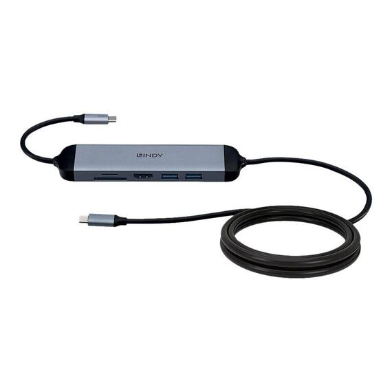LINDY USB 3.2 Type C Laptop Micro Dock with 1.4m USB PD C | 43326