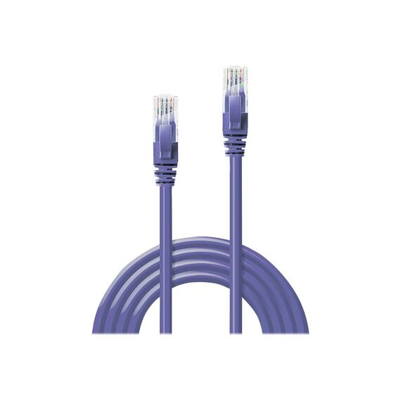 Lindy - Patch cable - RJ-45 (M) to RJ-45 (M) - 2 m - UTP  | 48123