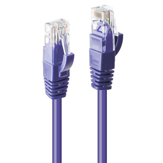 Lindy - Patch cable - RJ-45 (M) to RJ-45 (M) - 2 m - UTP  | 48123