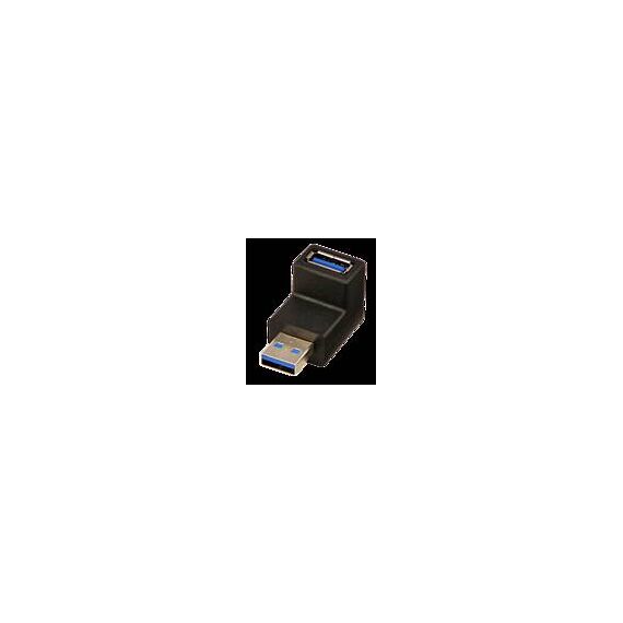 Lindy USB 3.0 90 Degree Down Type A Male to A Female Righ | 71260