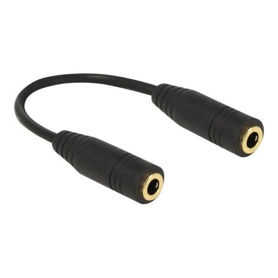 Delock - Audio coupler - 4-pole mini jack female to 4-pol | 65896