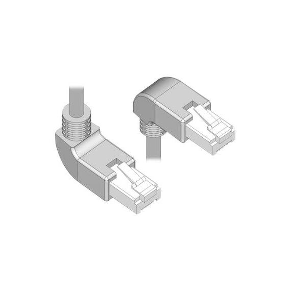 DeLOCK - Patch cable - RJ-45 (M) up-angled to RJ-45 (M) d | 85861