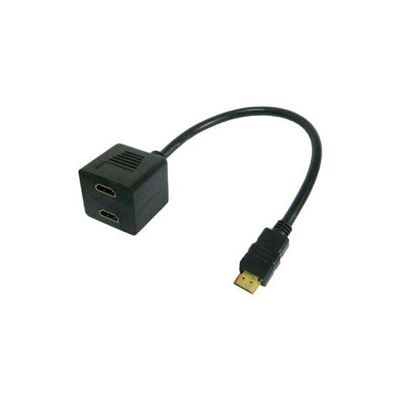 Techly Video Splitter Cable HDMI M to 2 x HDMI  | ICOC-HDMI-F-002