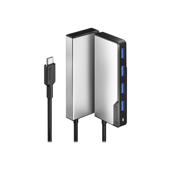 Alogic USB-C Fusion SWIFT 4-in-1 Hub - Hub - 4 x Sup | UCFUUA-SGR