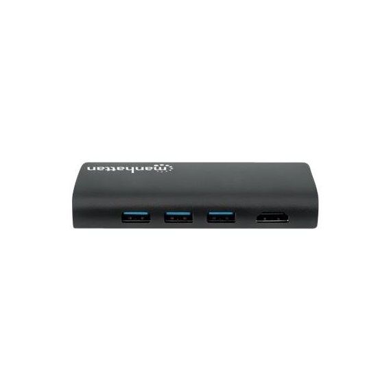 Manhattan USB-C Dock/Hub with Card Reader, Ports (x5) Et | 152372