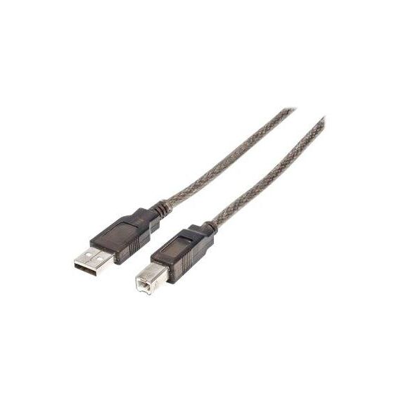 Manhattan USB-A to USB-B Cable, 15m, Male to Male, Activ | 152389