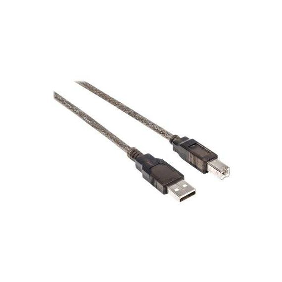 Manhattan USB-A to USB-B Cable, 15m, Male to Male, Activ | 152389