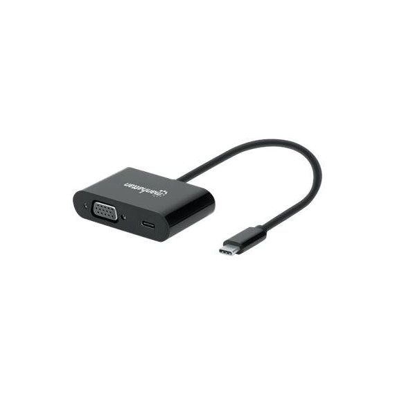 Manhattan USB-C to VGA and USB-C (inc Power Delivery), 1 | 153430