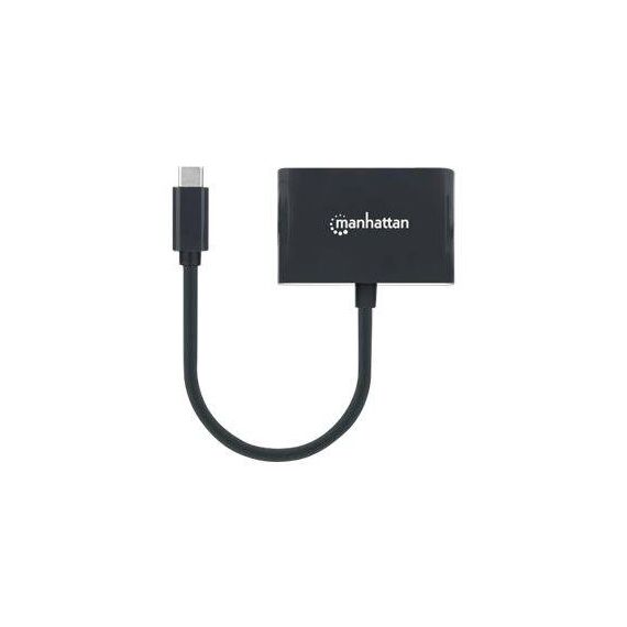Manhattan USB-C to VGA and USB-C (inc Power Delivery), 1 | 153430
