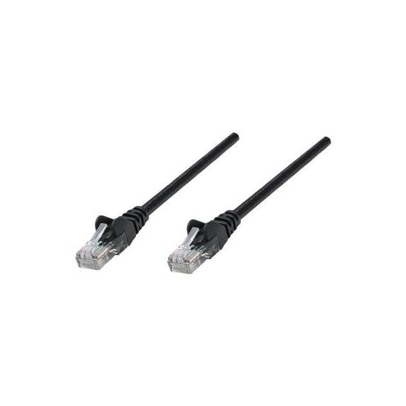 Intellinet Network Patch Cable, Cat5e, 1m, Black, CCA, U | 320740