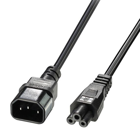 Lindy Cloverleaf - Power cable - IEC 60320 C14 to IEC 603 | 30343