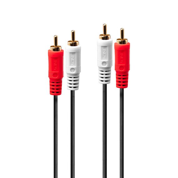 Lindy Premium - Audio cable - RCA x 2 (M) to RCA x 2 (M)  | 35664
