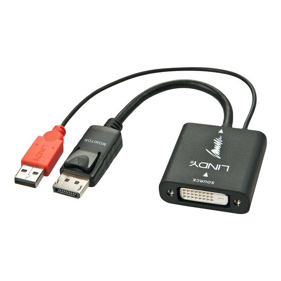 Lindy - Display adapter - single link - DVI-D (F) to Disp | 38145