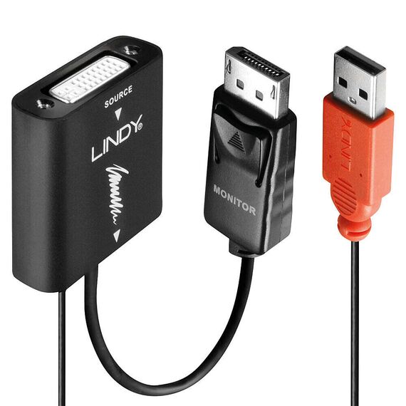Lindy - Display adapter - single link - DVI-D (F) to Disp | 38145