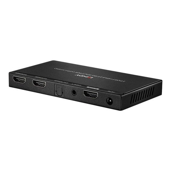 Lindy HDMI 2.0 18G Splitter with Audio - Video/audio spli | 38230