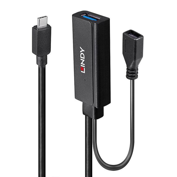 Lindy - USB cable - USB Type A, Micro-USB Type B (F) to 2 | 43344
