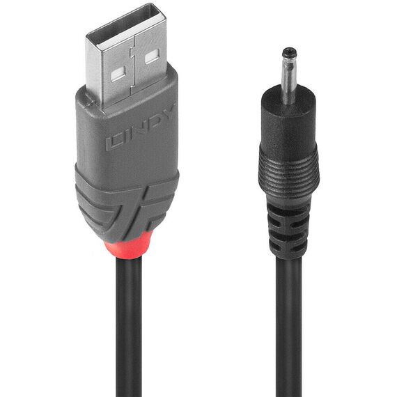 Lindy - USB power cable - DC jack 2.3 x 0.7 mm (M) to USB | 70265
