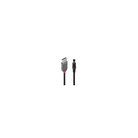 Lindy - USB power cable - DC jack 5.5 x 2.5 mm (M) to USB | 70267