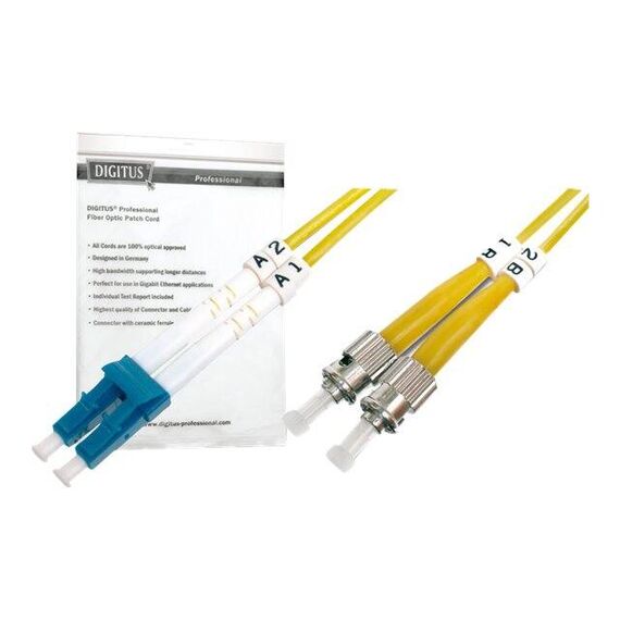 DIGITUS - Patch cable - ST single-mode (M) to LC sin | DK-2931-02
