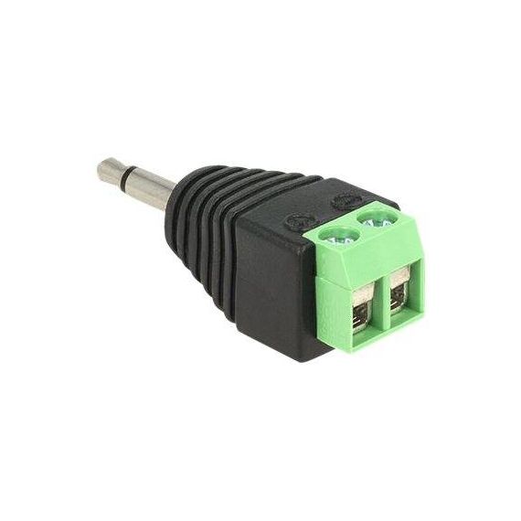DeLOCK - Audio adaptor - 2 pin terminal block (M) to ster | 65528