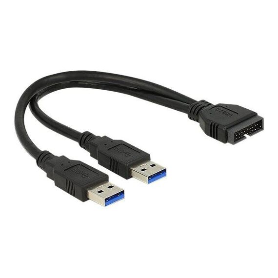 DeLOCK - USB internal to external cable - 19 pin USB 3.0  | 83910