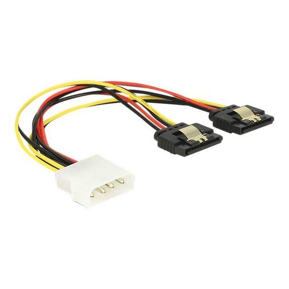 DeLOCK - Power adapter - 4 PIN internal power (M) to SATA | 85237