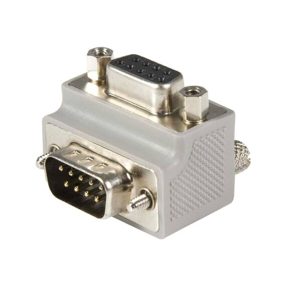 StarTech.com Right Angle DB9 to DB9 Serial Cable Adap | GC99MFRA2
